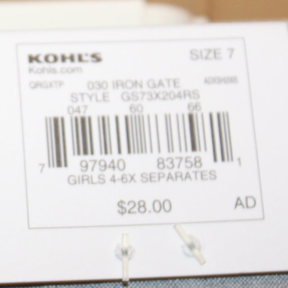 *NEW* Cute flashy pants sz 7 - Picture 4 of 7